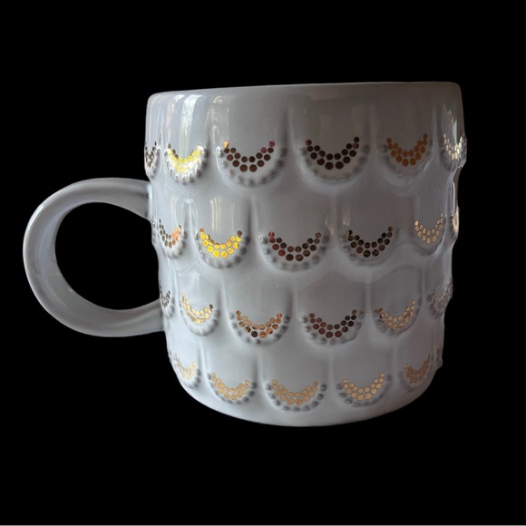 Starbucks Coffee Mug 2016 Anniversary Collection Mermaid Gold Scales (preowned) - Picture 2 of 8